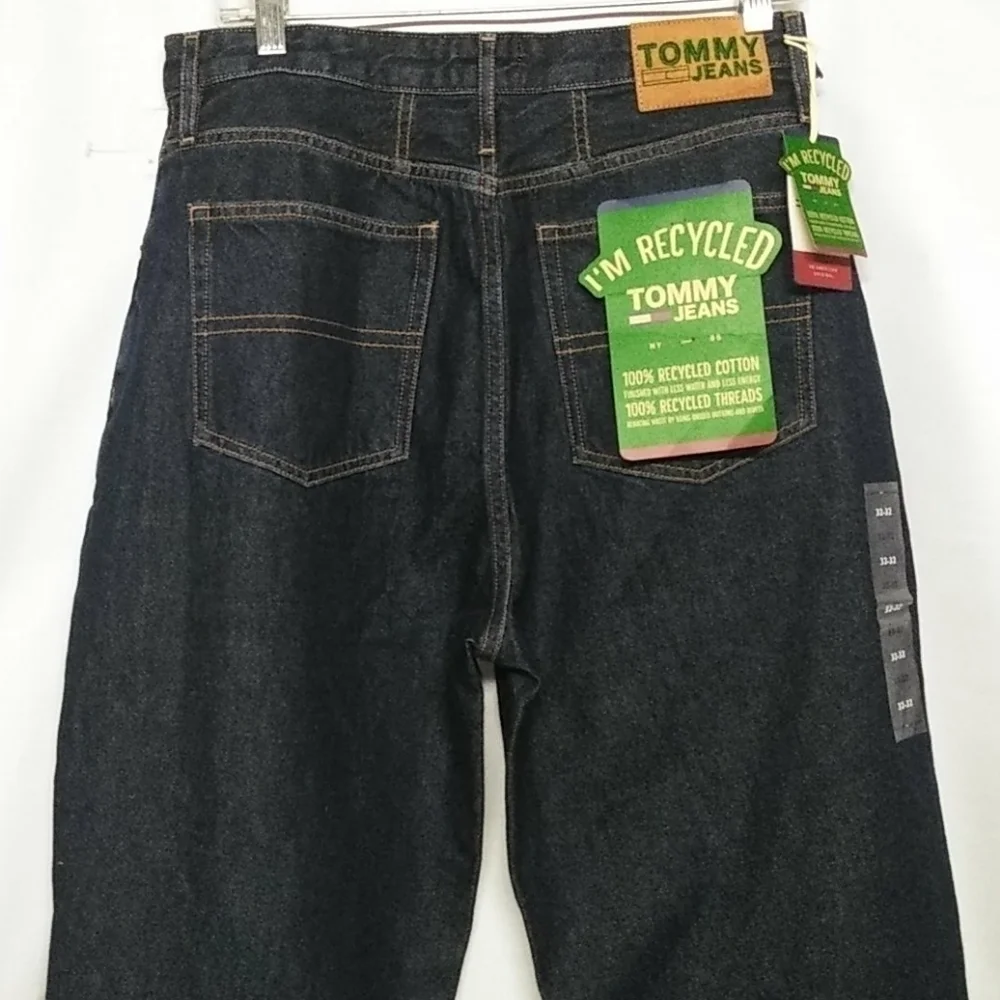 Tommy Hilfiger High Rise Tapered Recycle Jeans 32 X 28